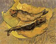 Claude Monet Bloaters on a Piece of Yellow Paper France oil painting artist